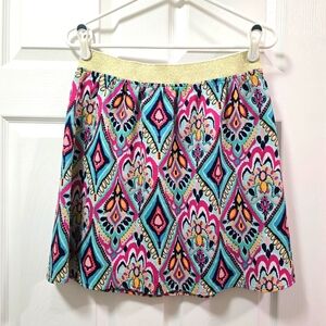 Lily Pulitzer colorful pull-on skirt Medium